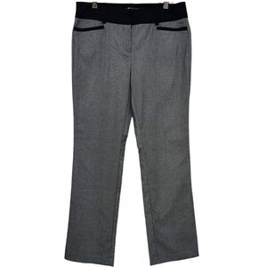 7TH AVENUE Design Studio Pants, Black/white Pattern Size 6